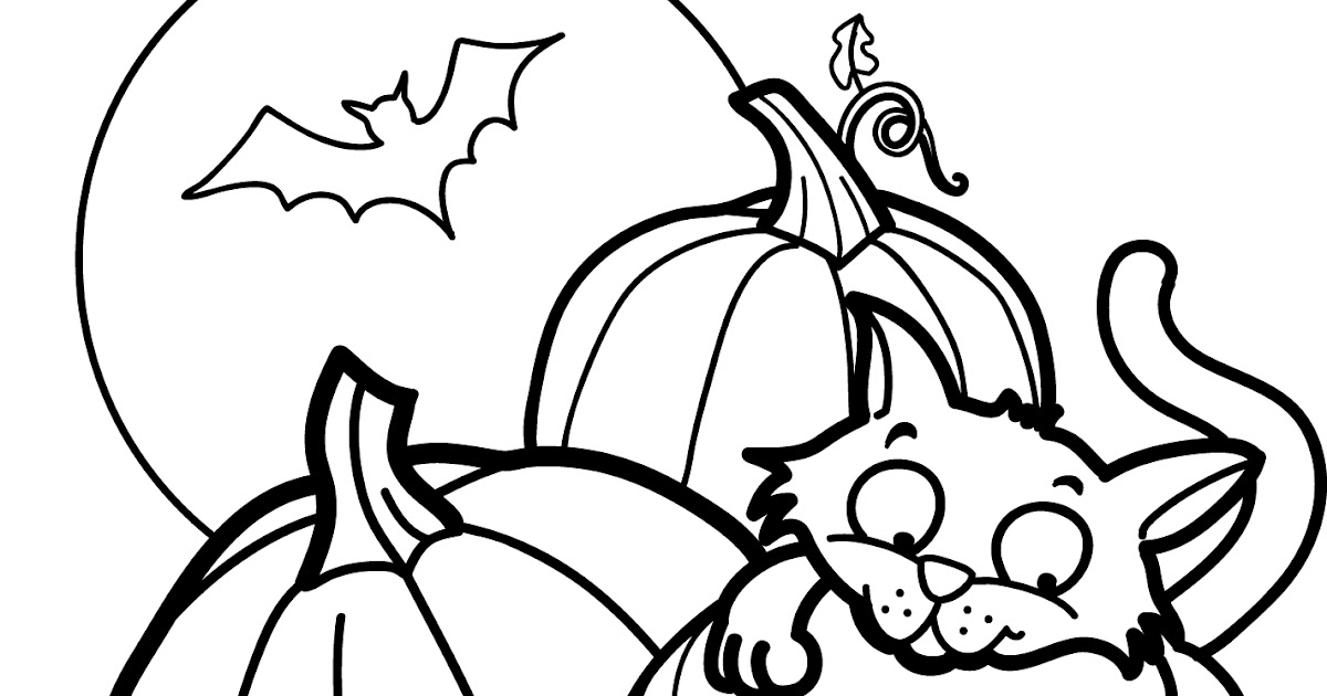 A picture paints a thousand words: Pumpkin, Cat and a Bat for Halloween