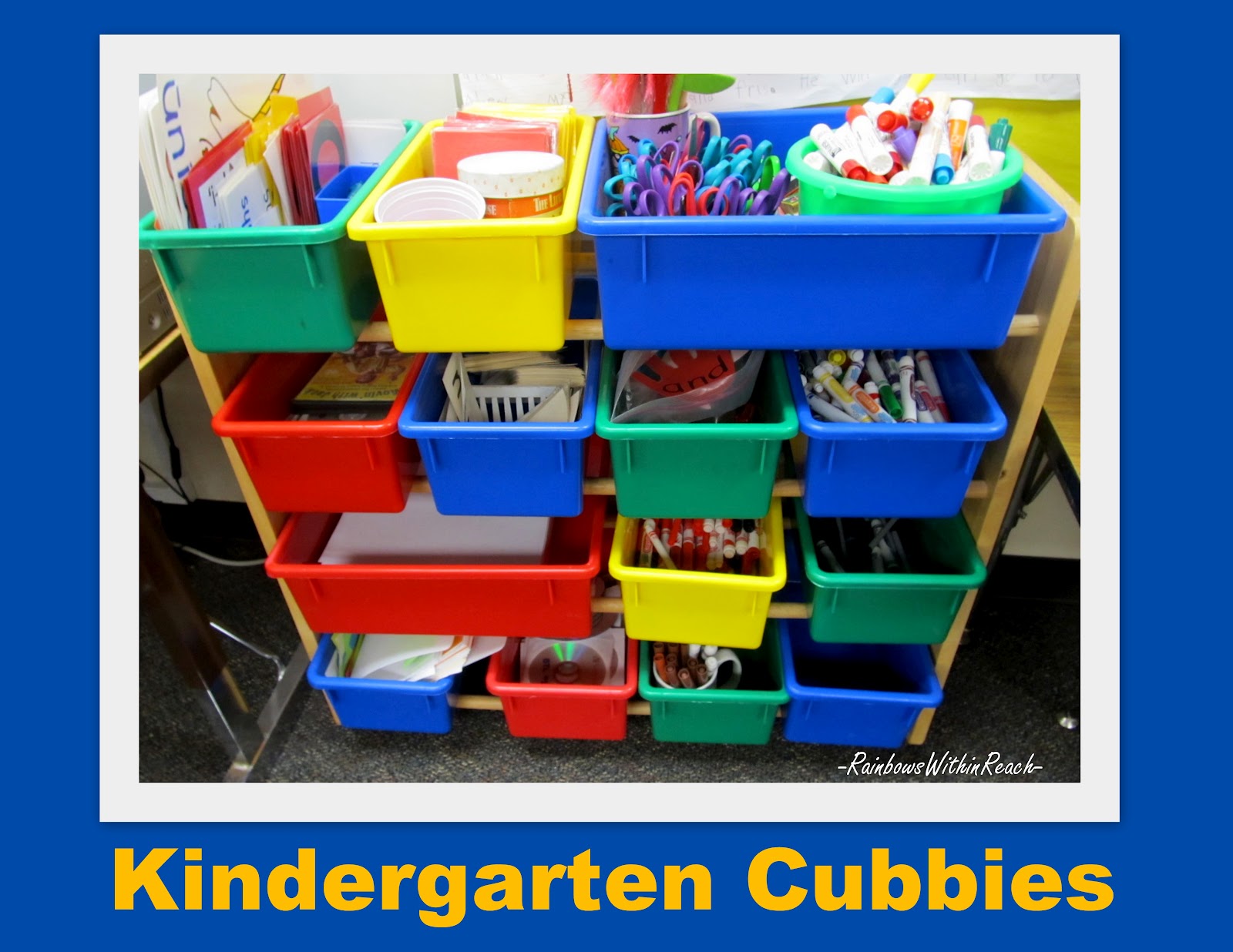 RainbowsWithinReach Organize Your Classroom Materials