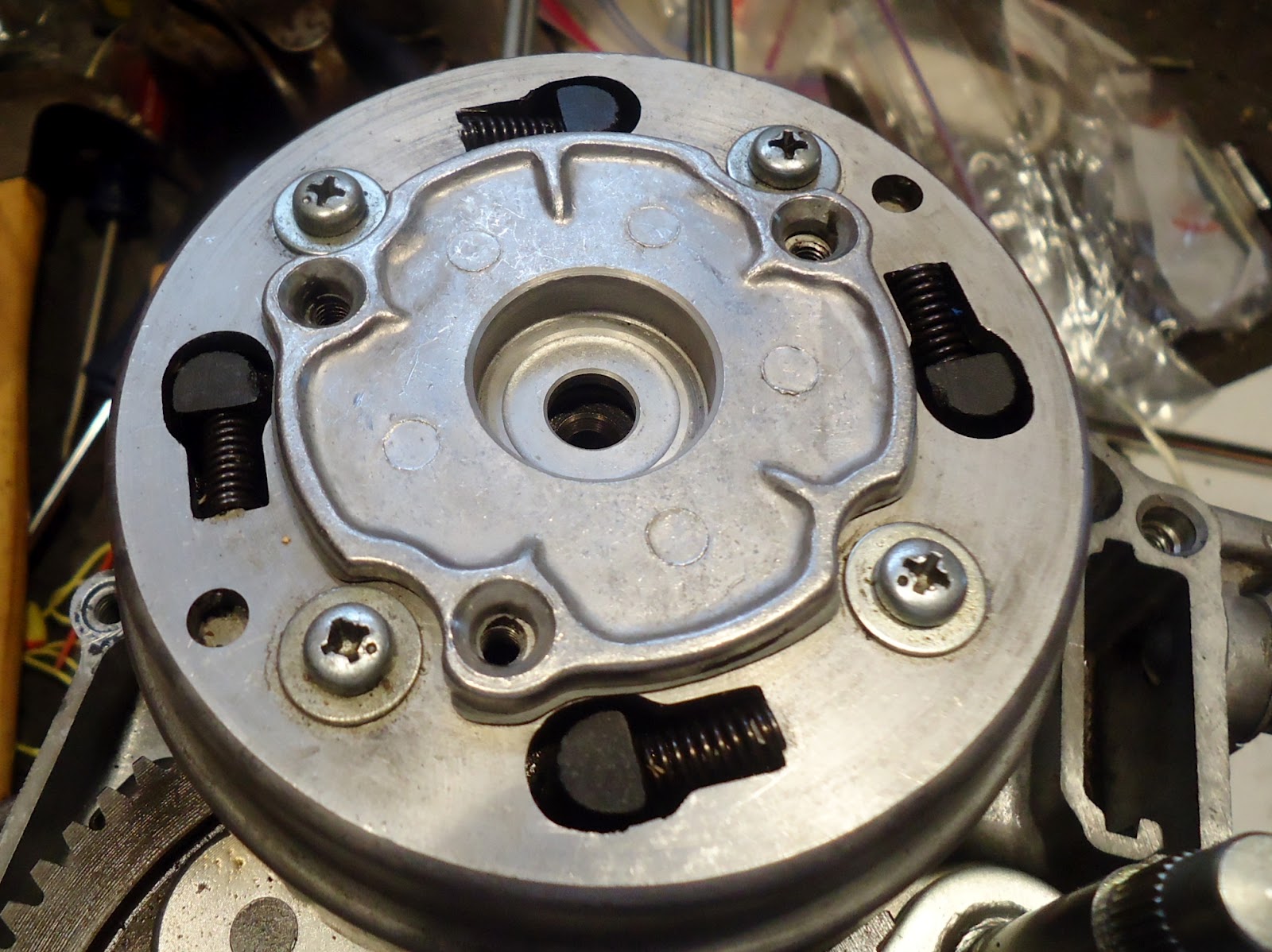 Tear it up, fix it, repeat CT70 K0 Top of the Clutch and Right Cover