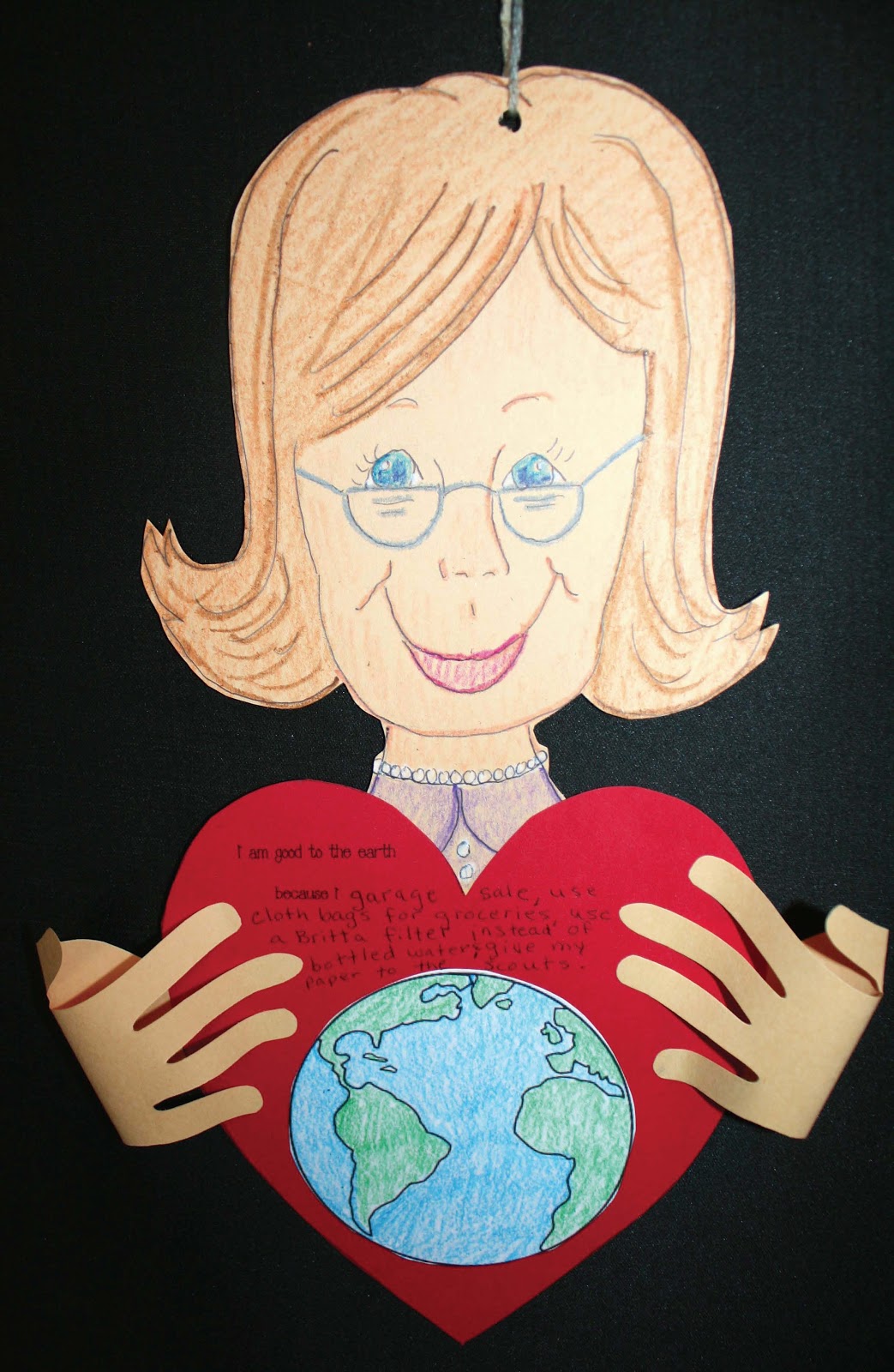 Classroom Freebies Love The Earth Writing Prompt Craftivity
