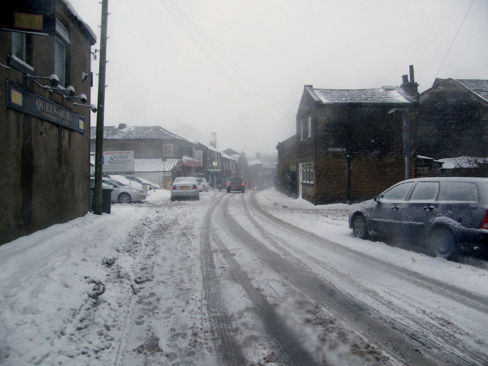 WEST YORKSHIRE BIRDING Queensbury in the snow