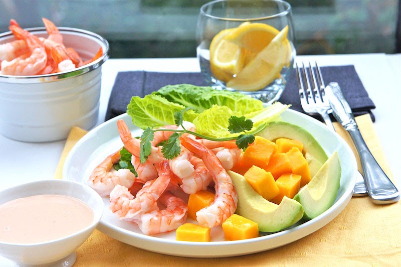 Prawn Cocktail With Marie Rose Sauce