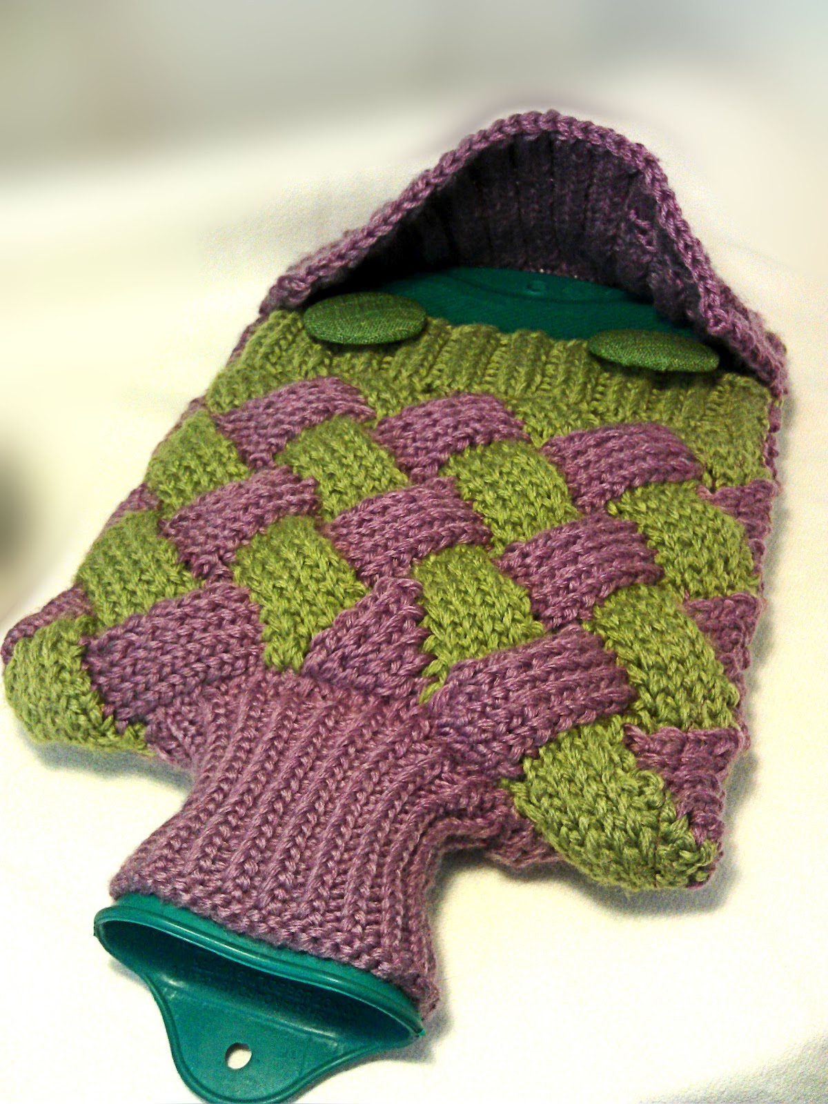 'Sunchi B' Knit & Purl Hot Water Bottle Sweater for little girl's room