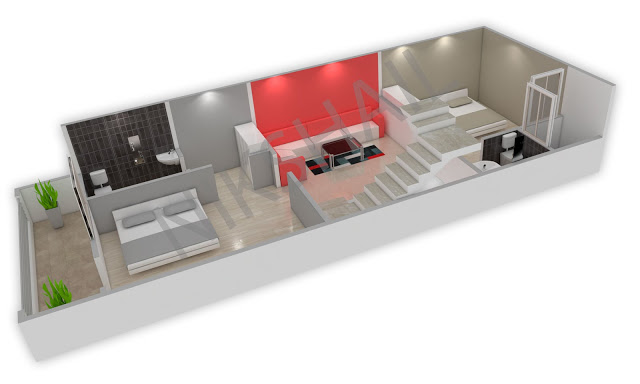 15x40 House Plan With 3d Elevation Home Design Ideas