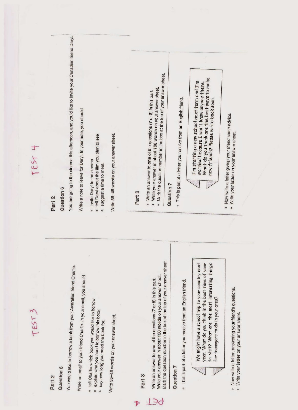 Talk Active - Pet: 8 - Practice Writing Email And Letters - Parts 2