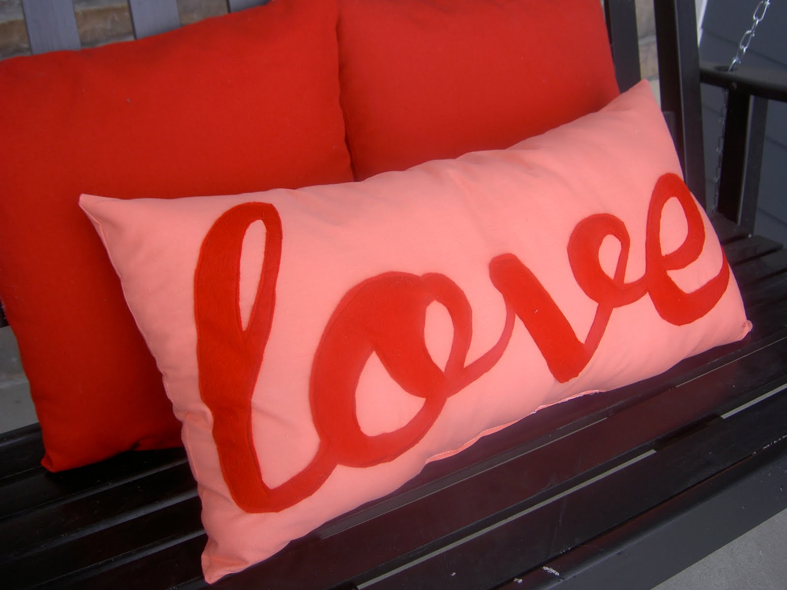 Chapman Place Valentine's Day Pillow Day 2 Love