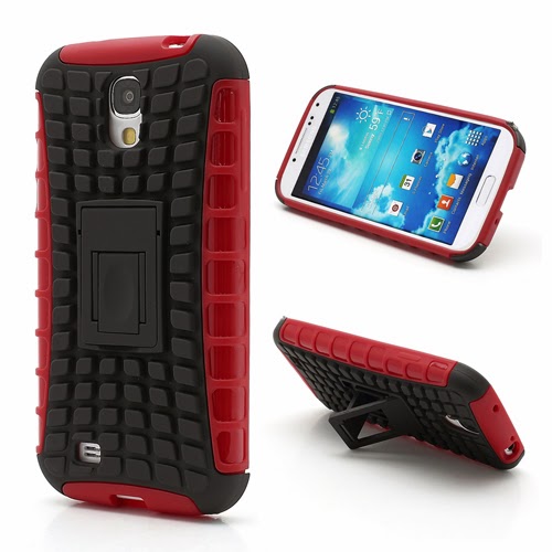 Tough Rugged TPU & PC Stand Hybrid Case for Samsung Galaxy S IV S4 i9500 i9502 i9505 - Black / Red Tough Rugged TPU & PC Stand Hybrid Case for Samsung Galaxy S IV S4 i9500 i9502 i9505 - Black / Red
