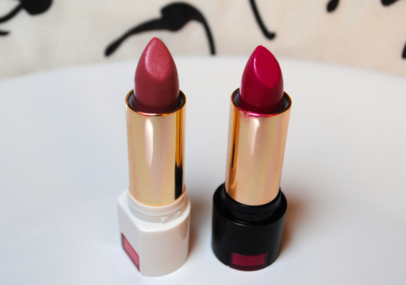 Flower Beauty Kiss Stick Velvet and HighShine Lip Color Review matte