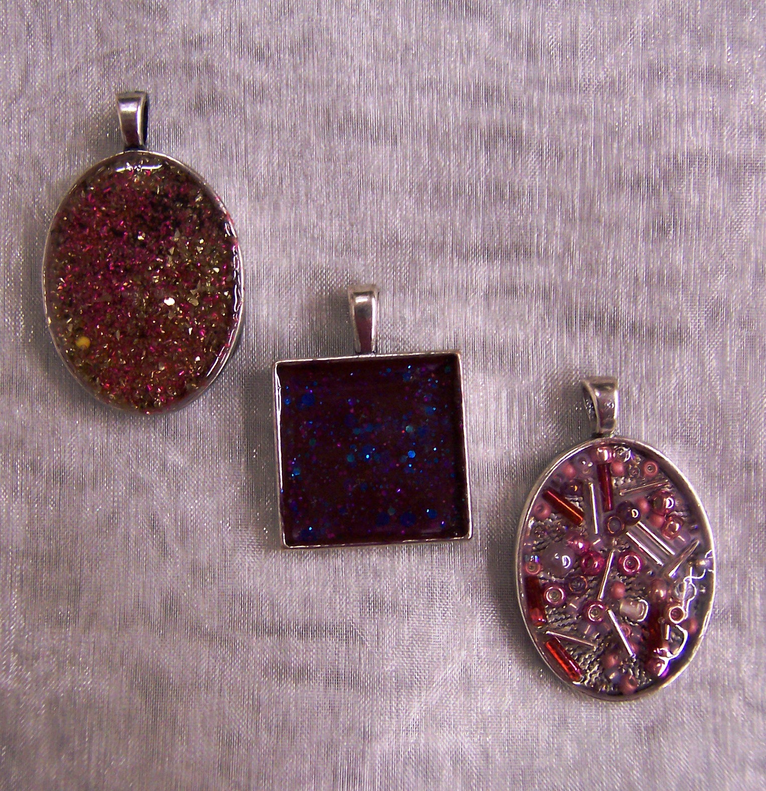 Ideas and Inspirations Bezel Resin Pendants