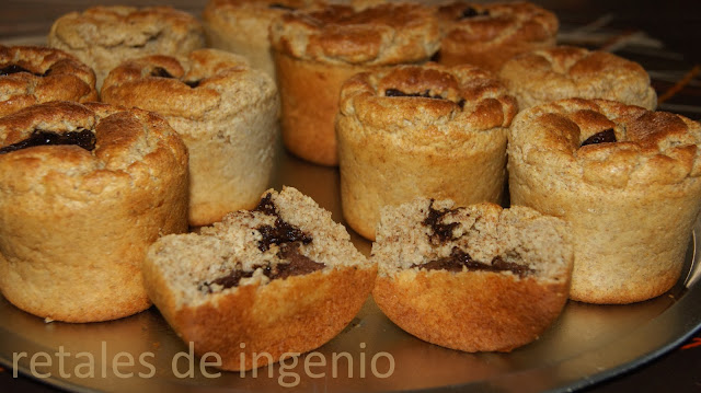 Bizcochitos Rellenos De Chocolate
