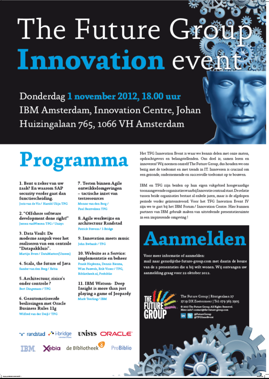 Data Matters (Unseen) Dutch Data Vault Introduction talk at TFG