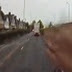 Motosikletli Yayadan Tokat Yedi Yayanın Motosikletliye Tokatı