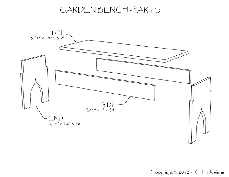 garden bench seat plans free