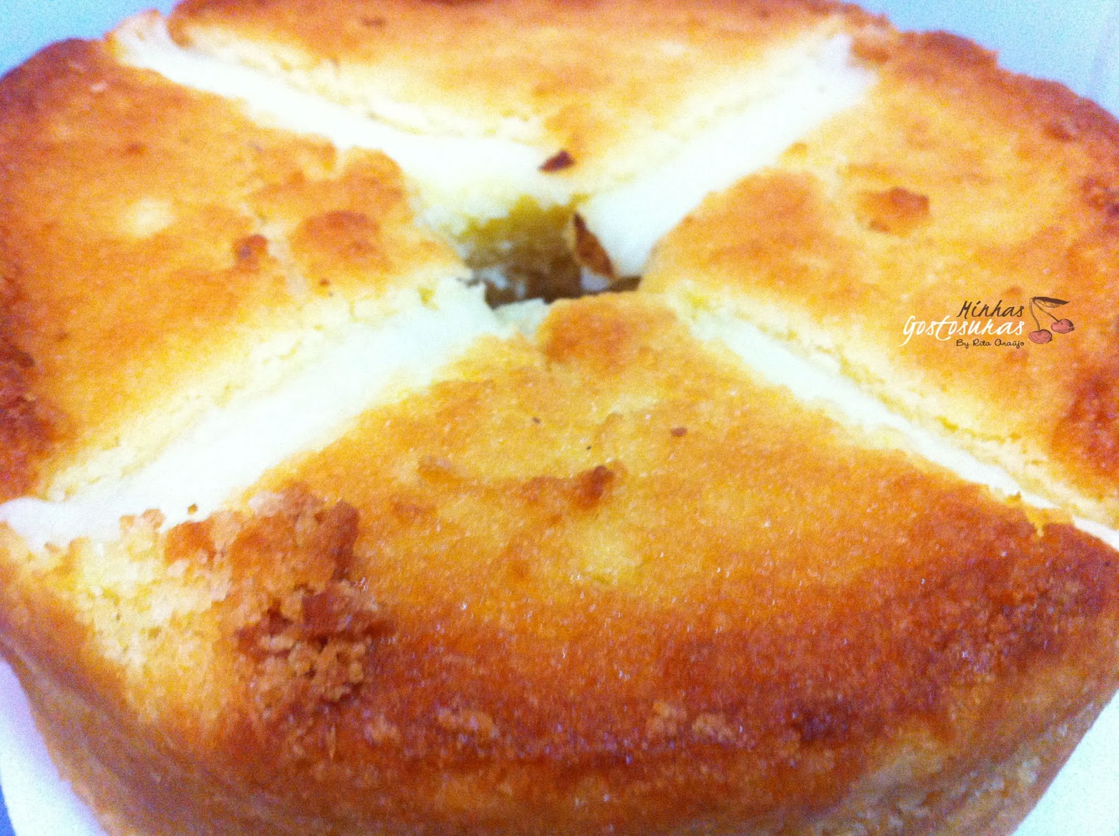 Minhas Gostosuras®: Bolo de Macaxeira* com Requeijão (*mandioca/aipim)