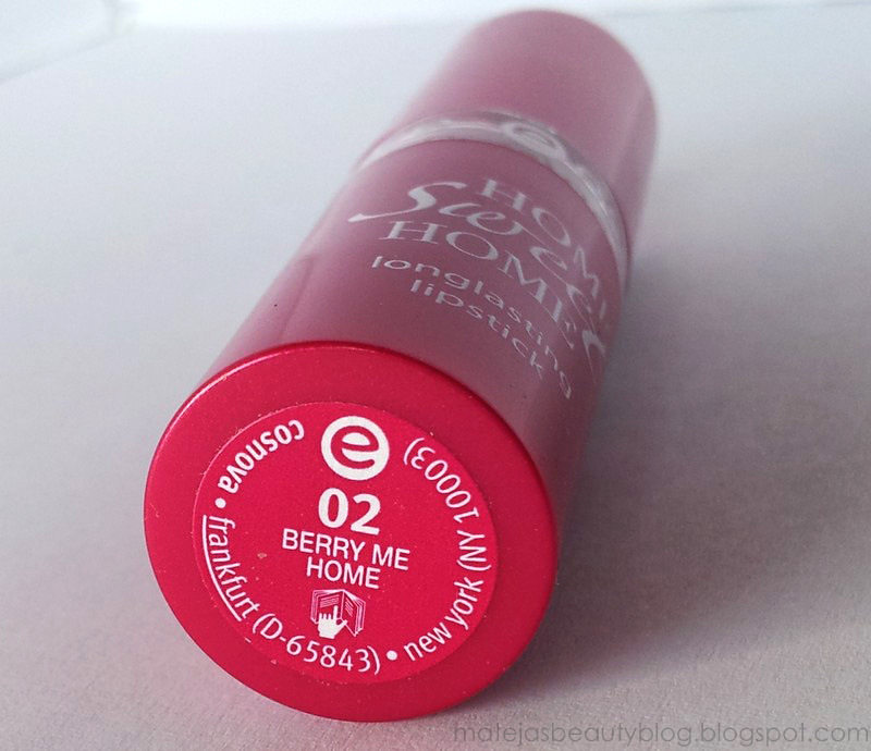 Essence Home Sweet Home TE Lipstick in 02 Berry Me Home Mateja's