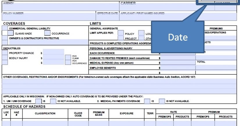 simply easier acord forms how to complete the acord 126 commercial acord 126 form fillable