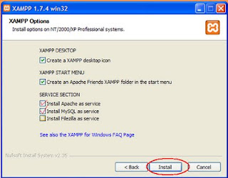 install xampp