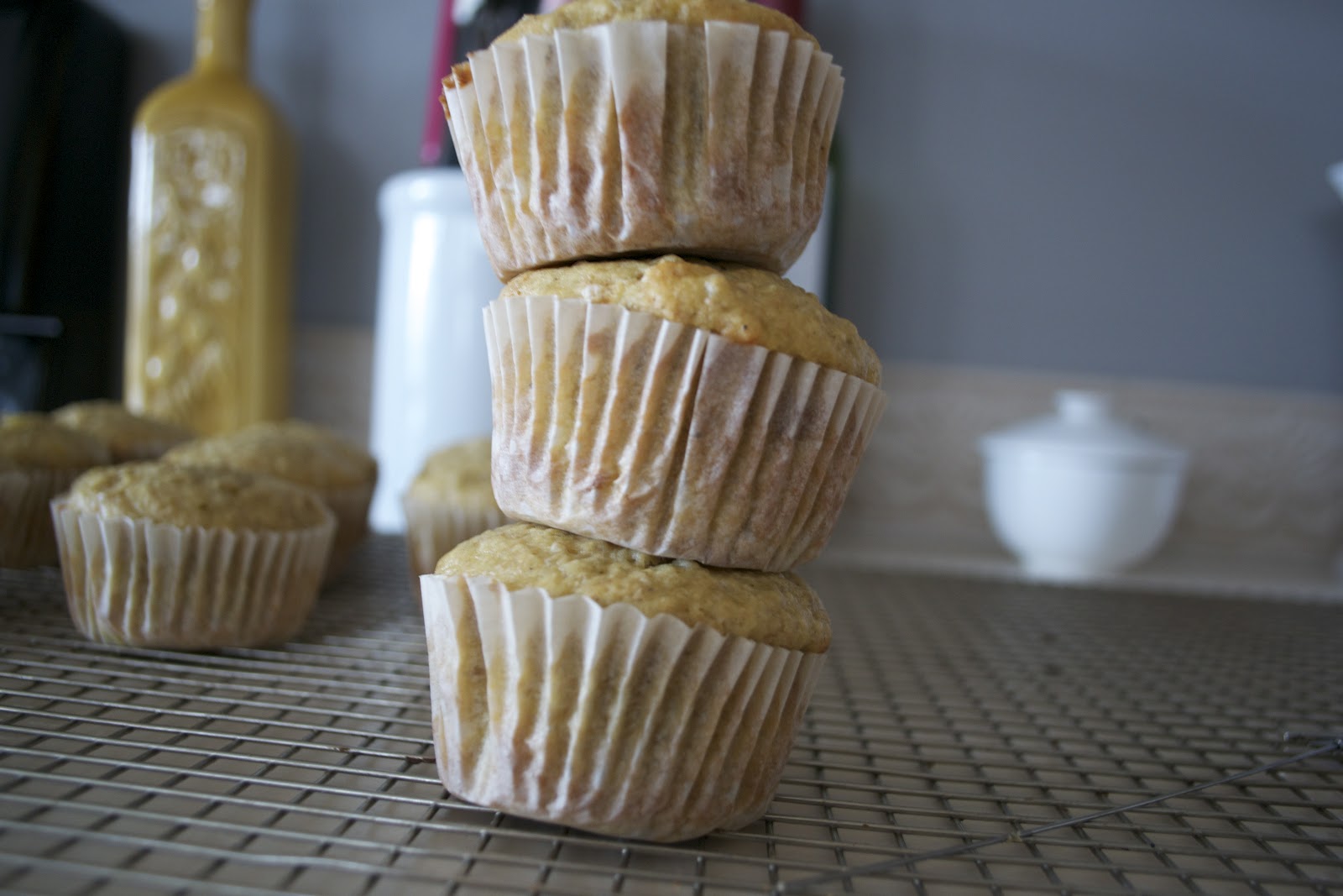 banana muffins with steelcut oats the baked life