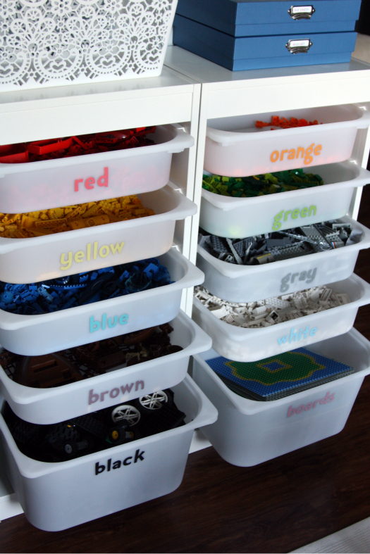 Lego Storage and Organisation: Tutorial and Printable