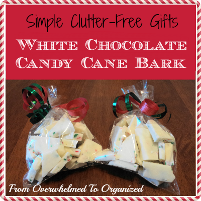 http://fromoverwhelmedtoorganized.blogspot.ca/2013/12/simple-gifts-white-chocolate-candy-cane.html