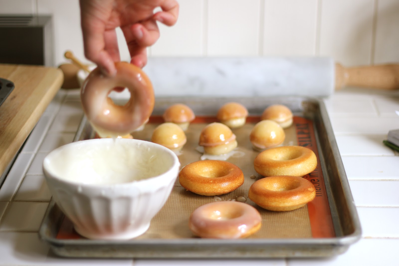 Jenny Steffens Hobick Baked Glazed Donuts & Cinnamon Sugar Donuts