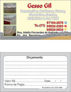 Featured image of post Cart o De Visita Gesso Faca especial no seu cart o de visitas