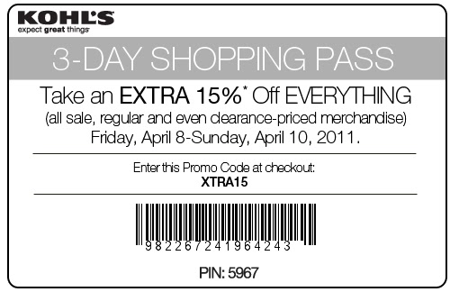 kohls printable coupons april 2011. This one#39;s good April 8th