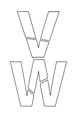 Moldes de Letras VW