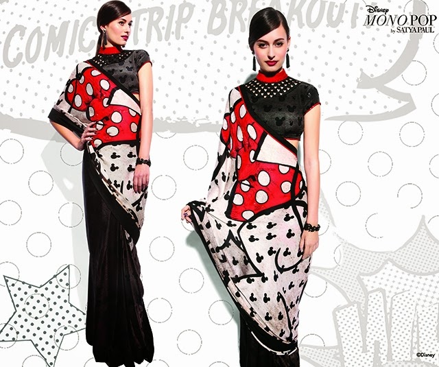 Sohum Sutras: Fashion Alert: Mickey Mouse Sari. Yay or Nay?