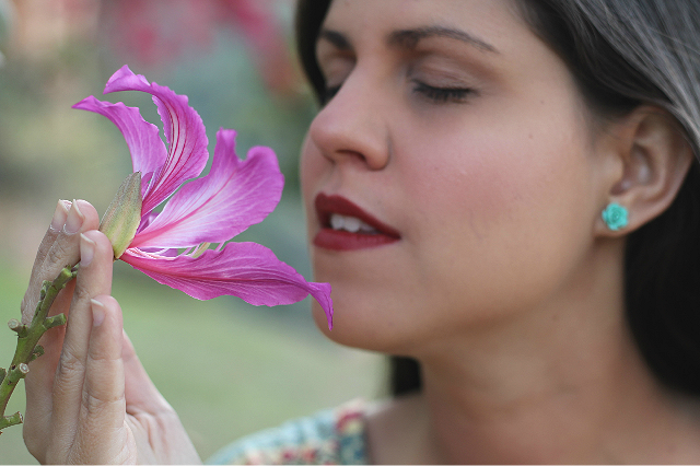 Make Primavera look primavera maquiagem close