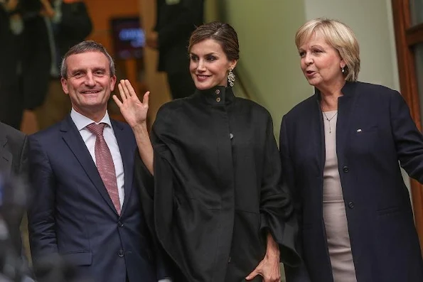  Queen Letizia with Hannelore Kraft and museum director Beat Wismer and mayor Thomas Geisel attends the opening of exhibition "Zurbaran" at Museum Kunstpalast in Dusseldorf