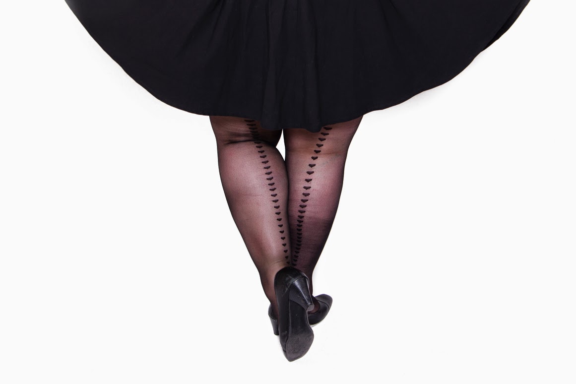 Shake A Leg Plus Size Tights From UK Tights. diana
