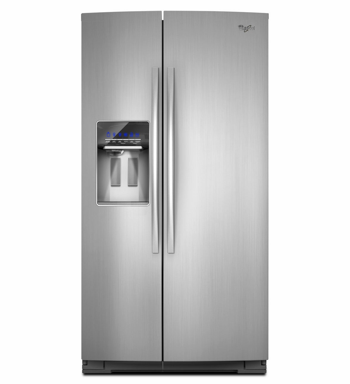 Whirlpool - 20.6 Cu Ft. Counter-Depth Side-by-Side Refrigerator