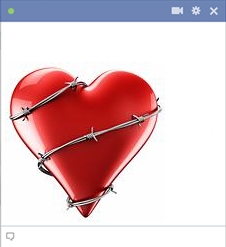 Heart Covered With Barbed Wire
