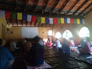 Art of Living's "Kriya" course in Ajjimane Eco campus