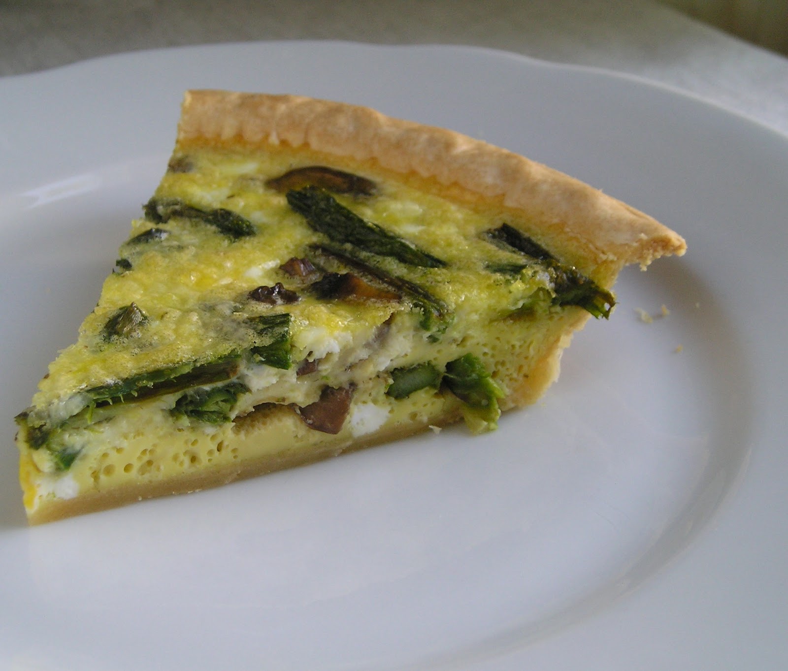 Roasted Asparagus and Mushroom Quiche Edesia's Notebook