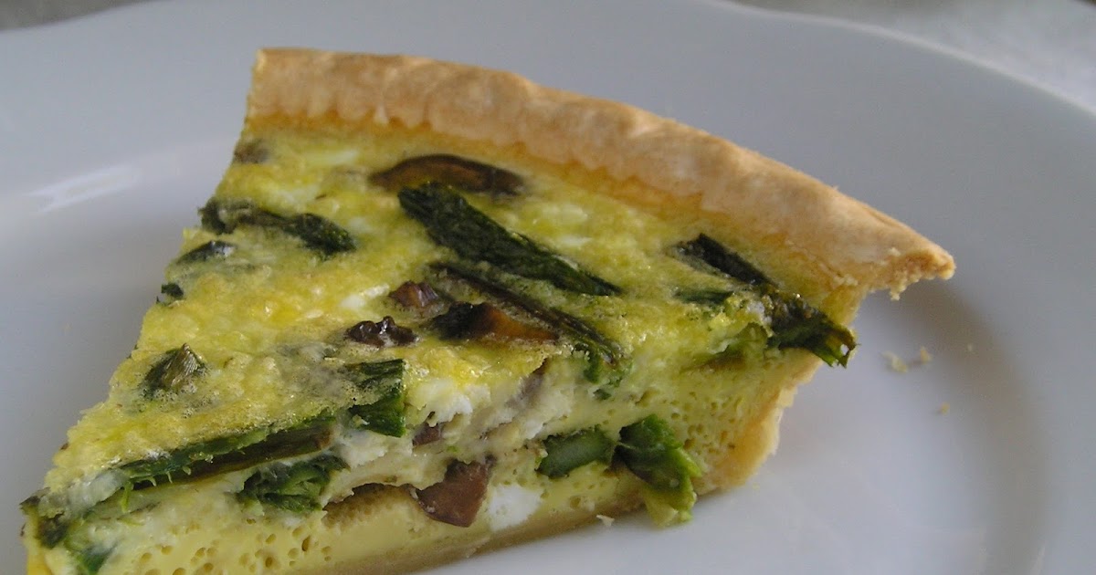 Roasted Asparagus and Mushroom Quiche Edesia's Notebook