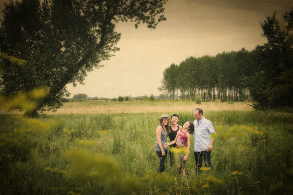 Photo de famille en exterieur, Bernard Dollet, photographe Nord-Pas-De-Calais,Bethune,Beuvry