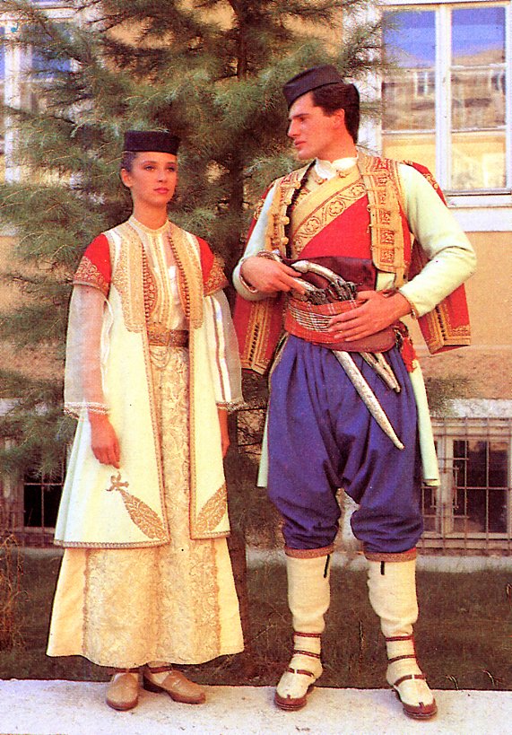 FolkCostume&Embroidery Costume of Crna Gora, Црна Гора. Montenegro