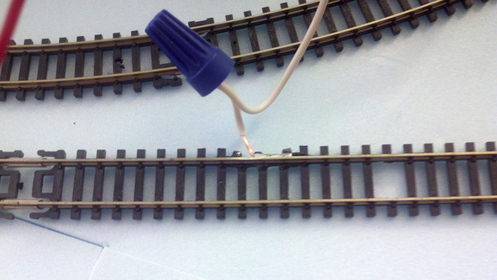 soldering n scale track