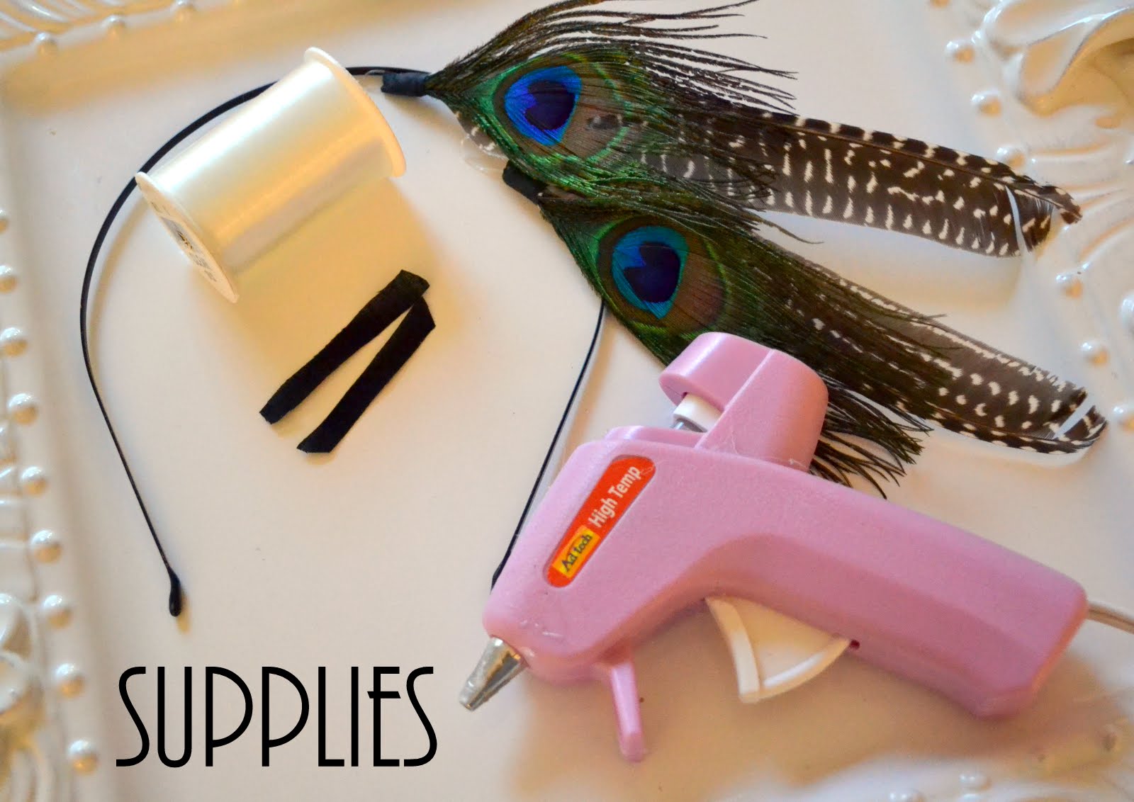 DIY Feather Extension Headband Tutorial accessories, Crafts, DIY