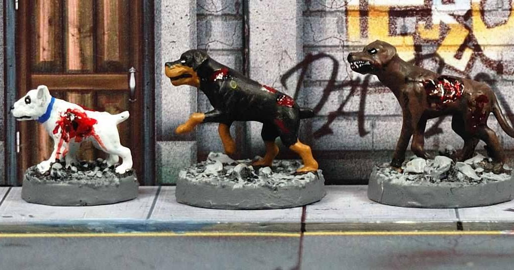 Vampifan's World of the Undead Tengu Models Zombie Dogs 01