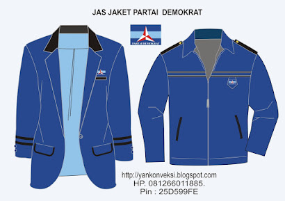 PESANAN JAS JAKET PENGURUS PARTAI DEMOKRAT