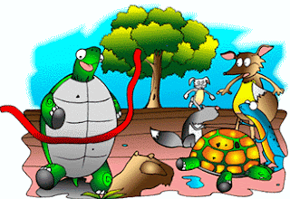 Arnab Dengan Kura Kura