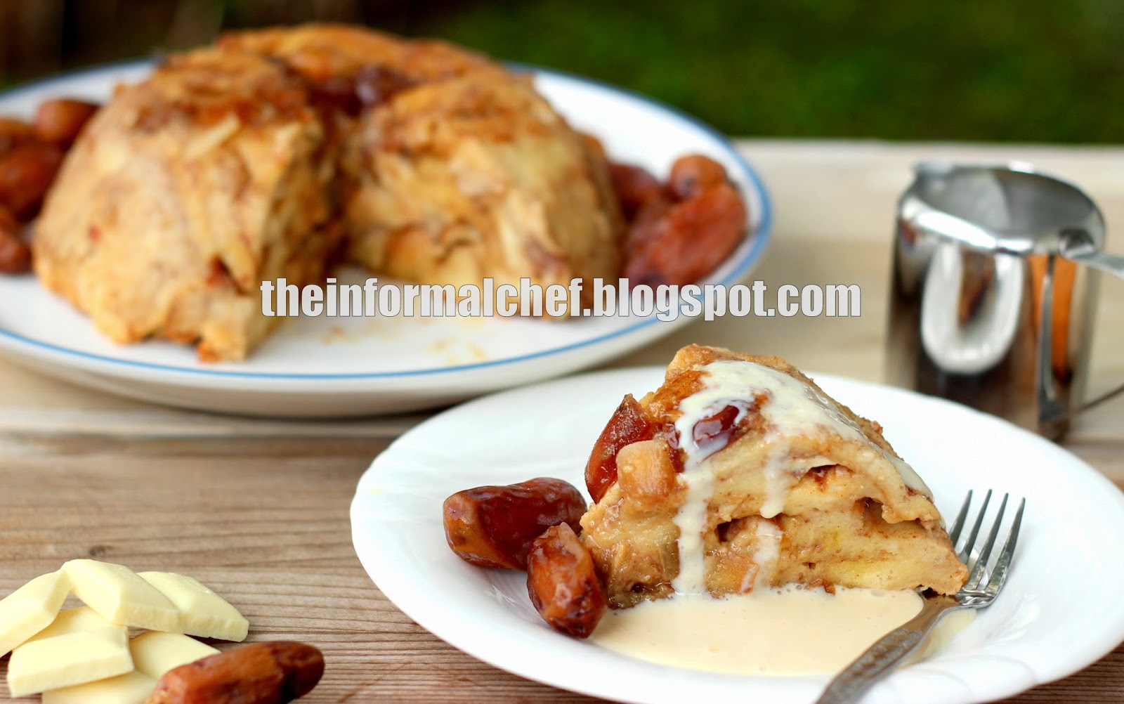 The Informal Chef Easy Bread Pudding with Dates 海枣面包布丁
