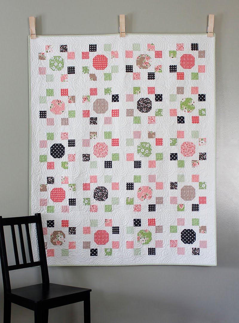 A Bright Corner Spot On! A new layer cake quilt pattern
