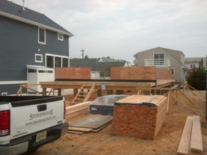 Custom home in Brant Beach