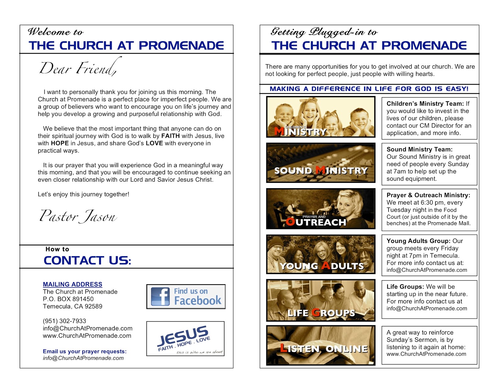 church bulletin templates word