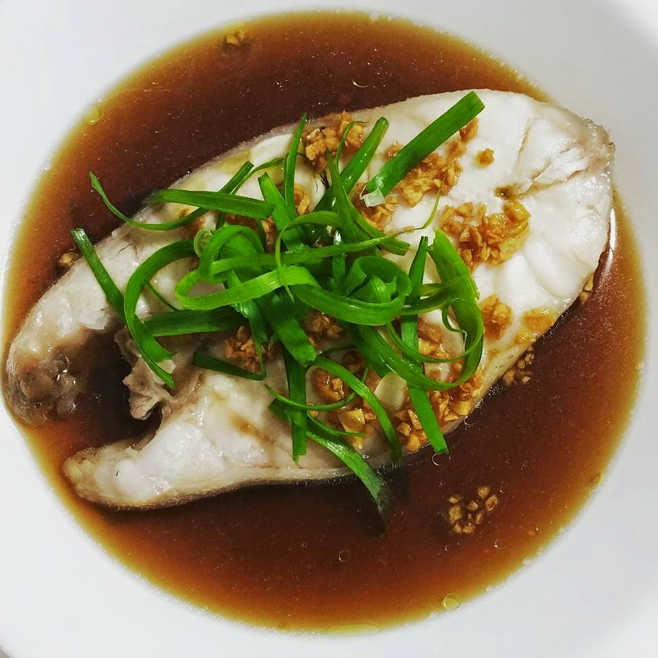 Hong Kong style steamed fish by Serene Ng‎