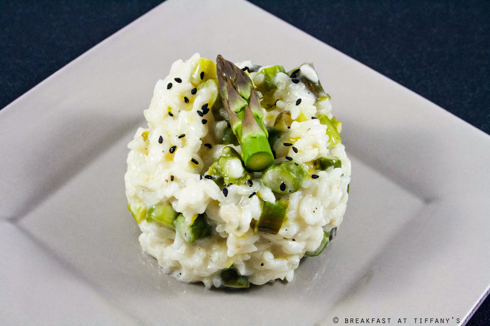 Risotto asparagi e philadelphia / Risotto with asparagues and